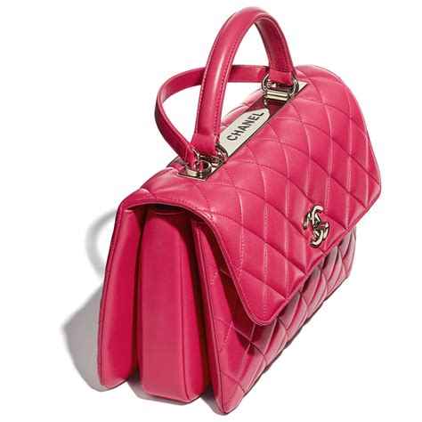 chanel trendy cc bag colors|chanel flap with top handle.